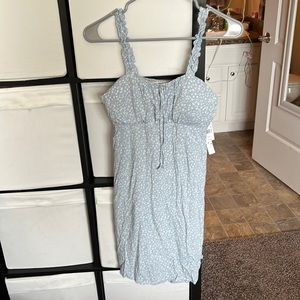 Wallflower Sundress baby blue floral